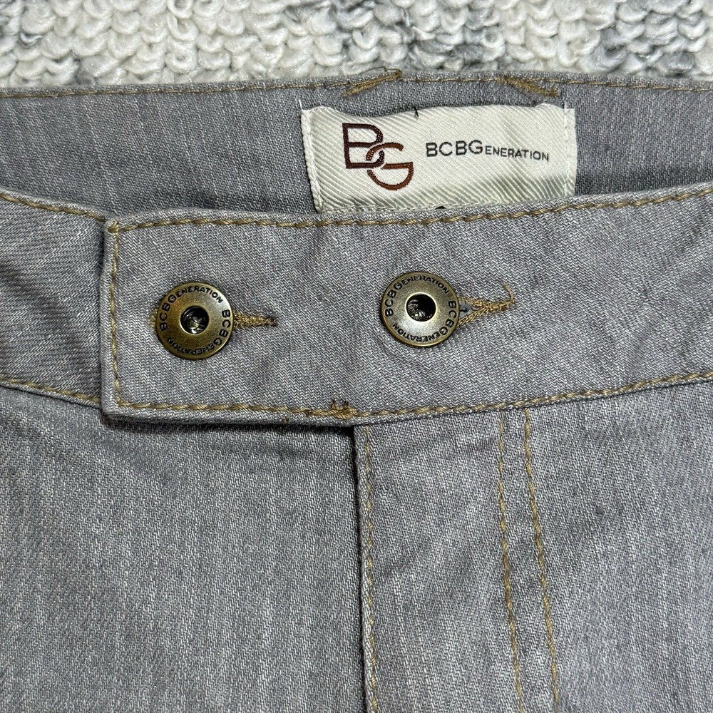 BCBGeneration Women's Fog Wash Pocket Cotton Blend Skinny Denim Jeans Size 29 - Picture 9 of 13
